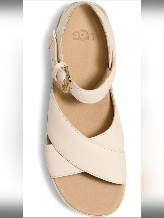 NEW UGG | $130 Aubrey Ankle Strap Platform Sandals - Picture 5 of 7